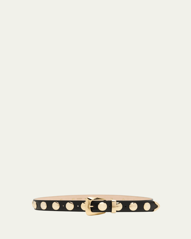 Benny Leather Studded Belt